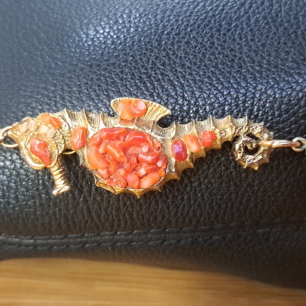 Hand Crafted Bag Purse Tote Jewelry Key Ring Decorative Vintage Jewelry Upcycle - Picture 4 of 5